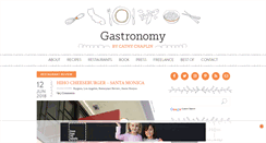 Desktop Screenshot of gastronomyblog.com