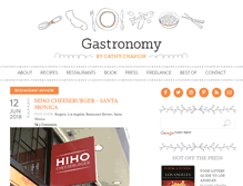 Tablet Screenshot of gastronomyblog.com